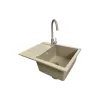 Кухненска мивка + смесител + диспенсър Adamant Minimal, Sahara (1824296902302)