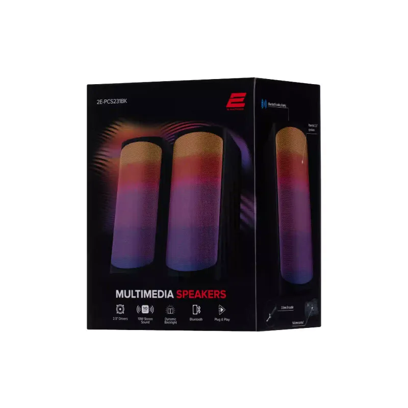 Ακουστικό σύστημα 2E PCS231, Black (2E-PCS231BK)