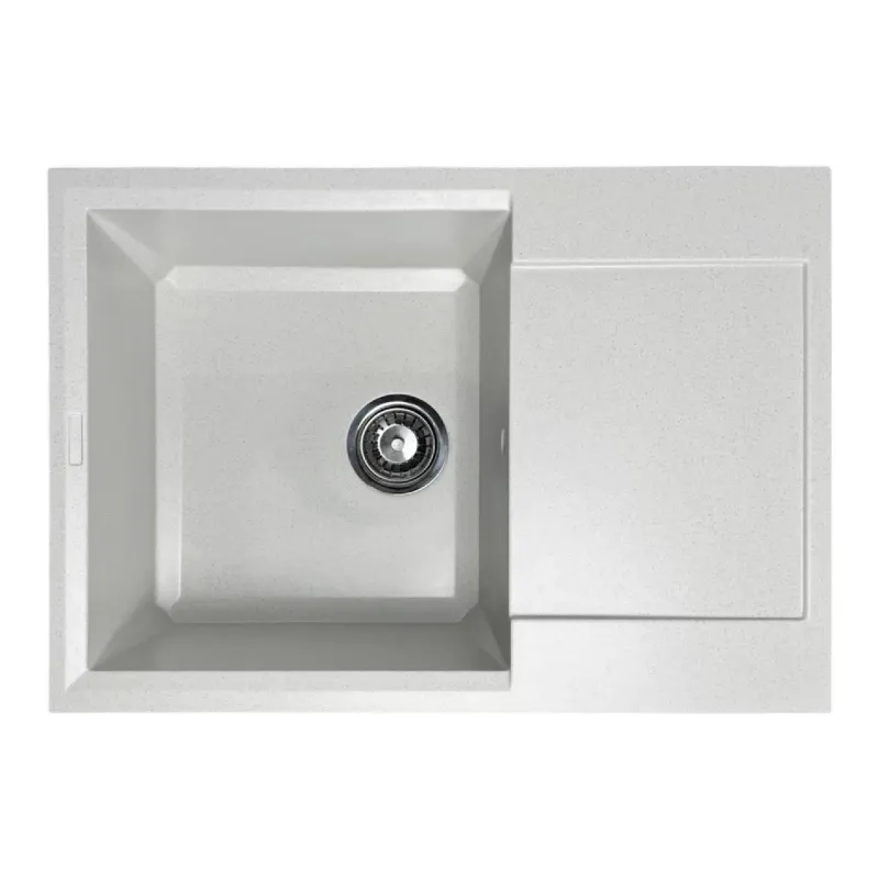 Konyhai mosogató + csaptelep + adagoló Adamant Horizon Medium, Old Stone (4824296104510)