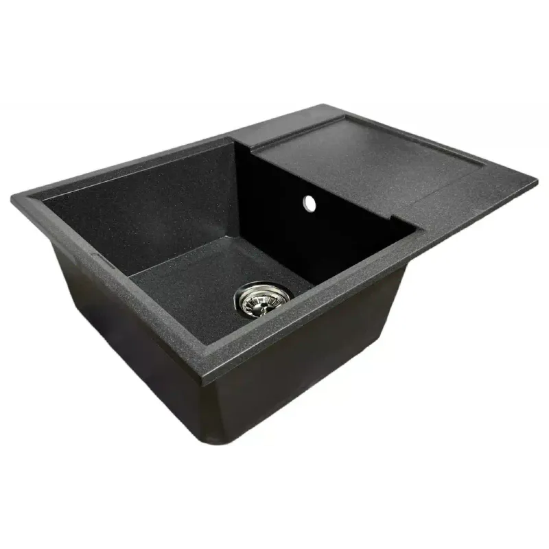 Кухонна мийка + змішувач Adamant Horizon Medium (4824296104413), Graphite