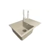 حوض المطبخ + صنبور + موزع Adamant Horizon Medium, Avena (4824296104506)