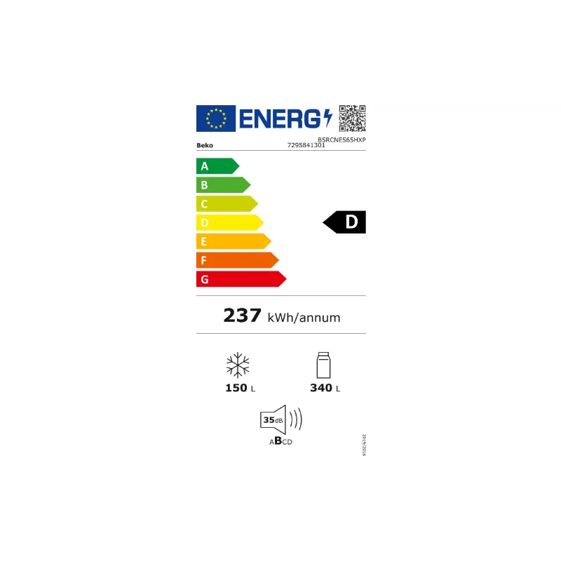 Refrigerador Beko (B5RCNE565HXP)