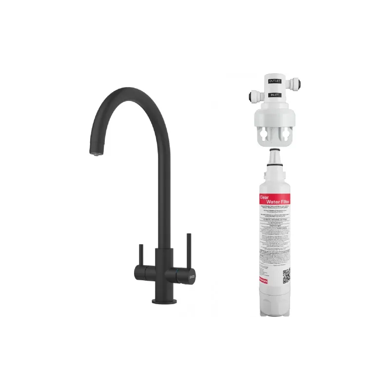 Kuhinjska pipa Franke Lina Clear Water, Matte Black (160.0702.681)