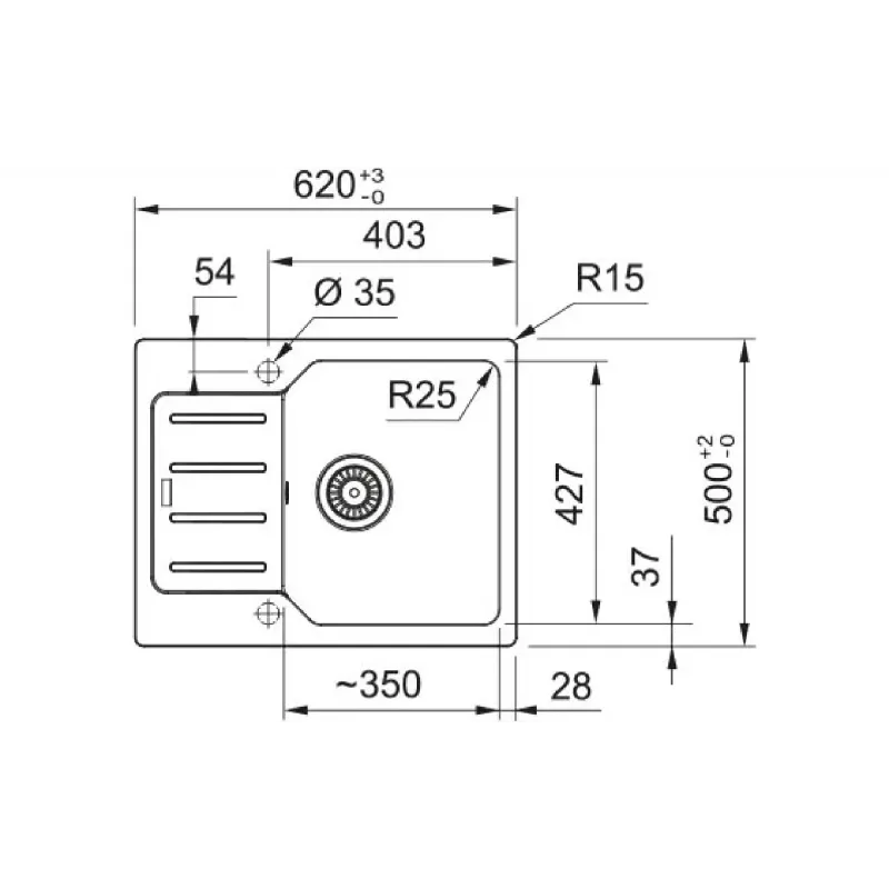 Kitchen sink Franke City (114.0701.826)
