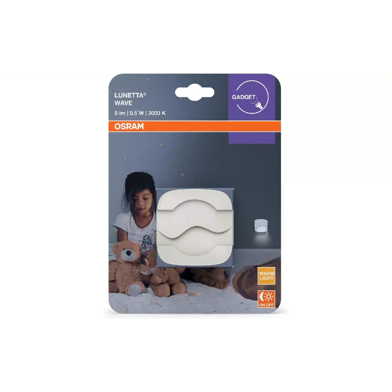 Luz de noche Osram Lunetta Unetta Wave, White (4099854536632)