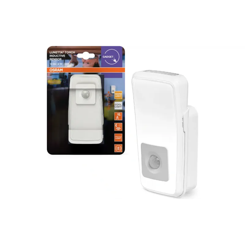 Éjszakai fény akkumulátorral Osram Lunetta Torch Inductive, White (4099854530739)