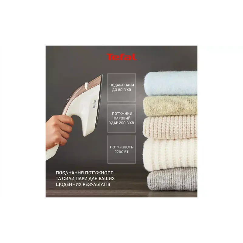 Likalni sistem Tefal IXEO Vision, White (QT1811E0)