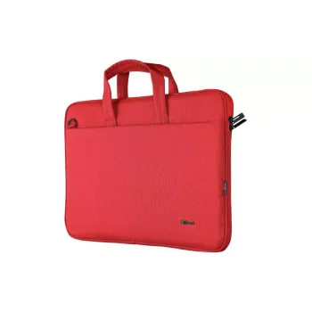 حقيبة كمبيوتر محمول Trust Bologna Slim Laptop Bag, Red (24449)
