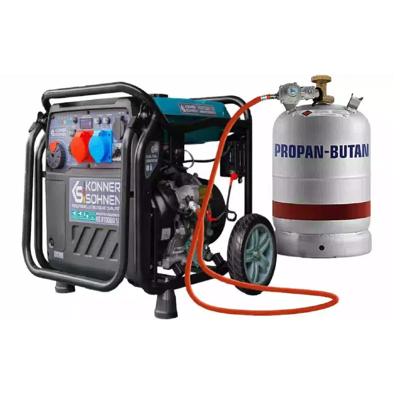 Generador inversor de gas-gasolina Konner&Sohnen (KS 8100iEG 1/3)