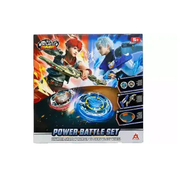 Въртяща се пумпала Auldey Infinity Nado VII Power Battle Set Thunder Shadow Hunter vs Fiery Blast Wheel (EU664180)