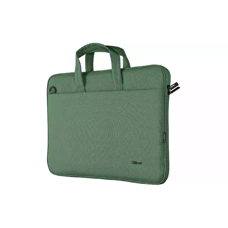 حقيبة كمبيوتر محمول Trust Bologna Slim Laptop Bag, Green (24450)