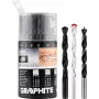 A set of drills for metal, wood, and brick Graphite (54T430), 3 - 10 mm