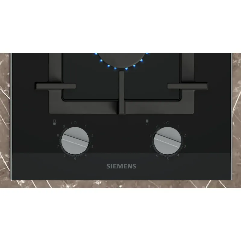 Варильна поверхня Siemens (ER3A6BI40), газ на склі, Black