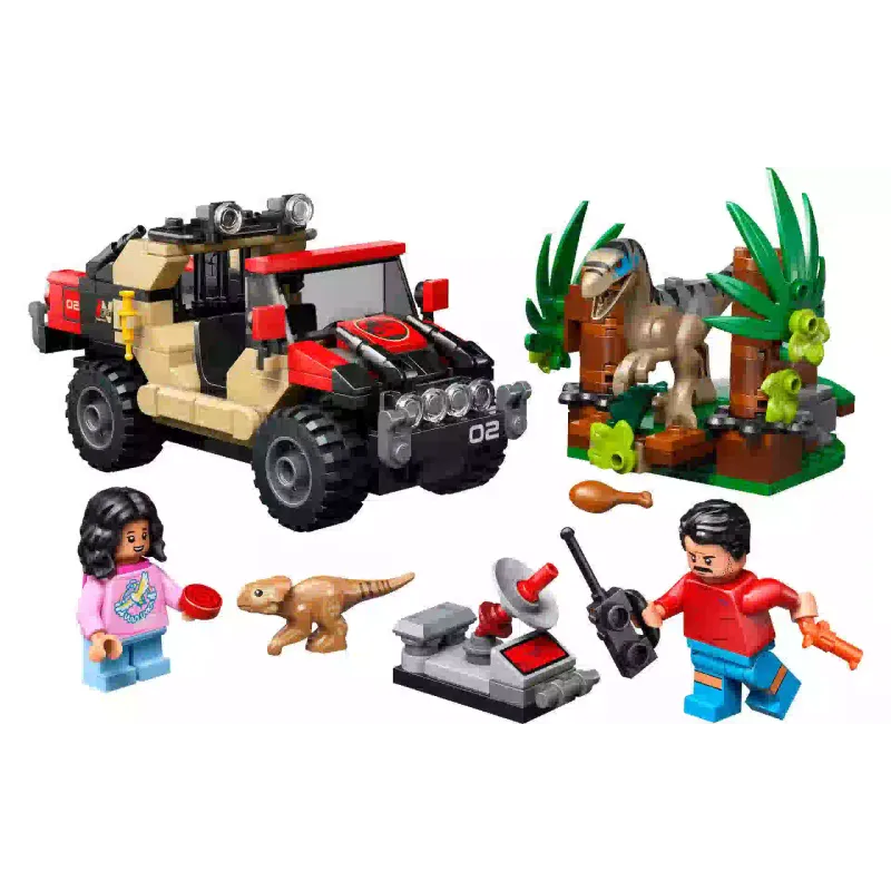Κατασκευαστής LEGO Jurassic World Raptor Off-Road Escape (76972)