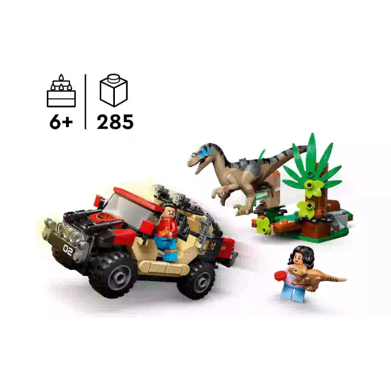 Κατασκευαστής LEGO Jurassic World Raptor Off-Road Escape (76972)