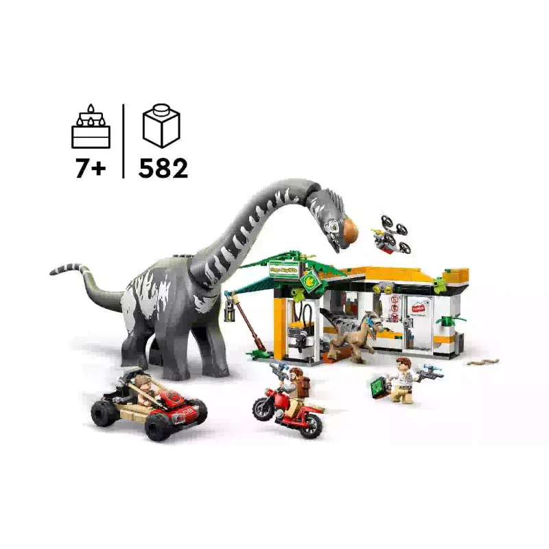 Κατασκευαστής LEGO Jurassic World Raptor & Titanosaurus Tracking Mission (76973)