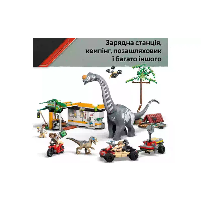 Κατασκευαστής LEGO Jurassic World Raptor & Titanosaurus Tracking Mission (76973)