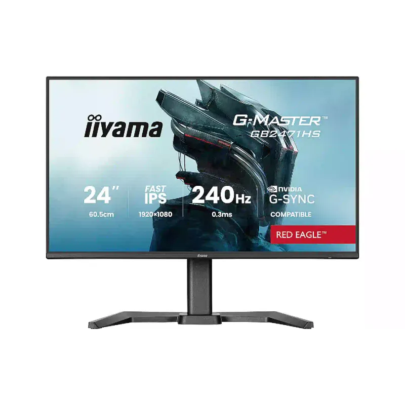 Монітор ігровий Iiyama 23.8" FHD/IPS  (GB2471HS-B1)