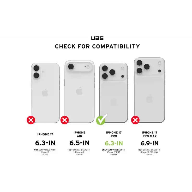 جراب آيفون 17 برو UAG (114527114G36)