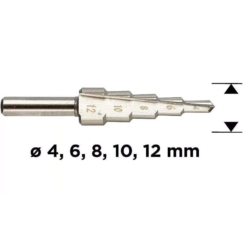 Stufenbohrer für Metall Graphite (54T302)