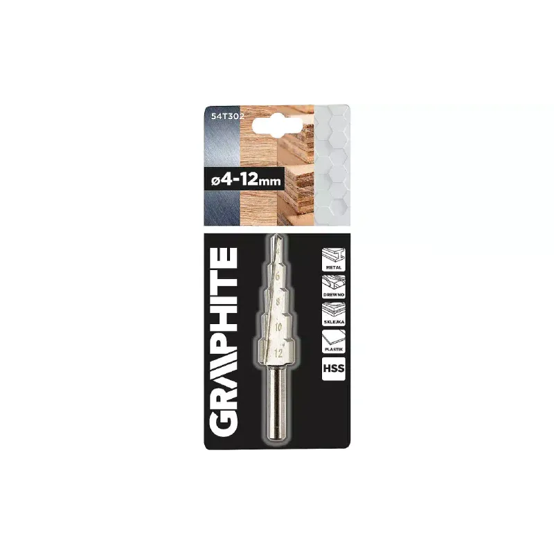 Stufenbohrer für Metall Graphite (54T302)