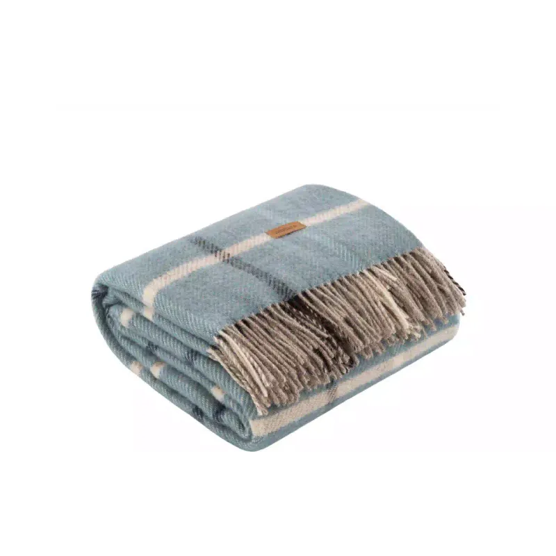 Plaid Ardesto Leonardo Alpina (ART0704LM), 140 x 200 cm, Light Blue