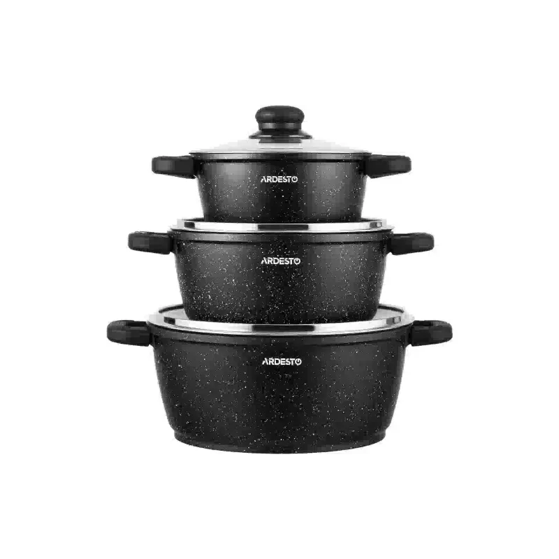 Conjunto de utensílios de cozinha Ardesto Gemini Anzio, Black (AR1906AS)