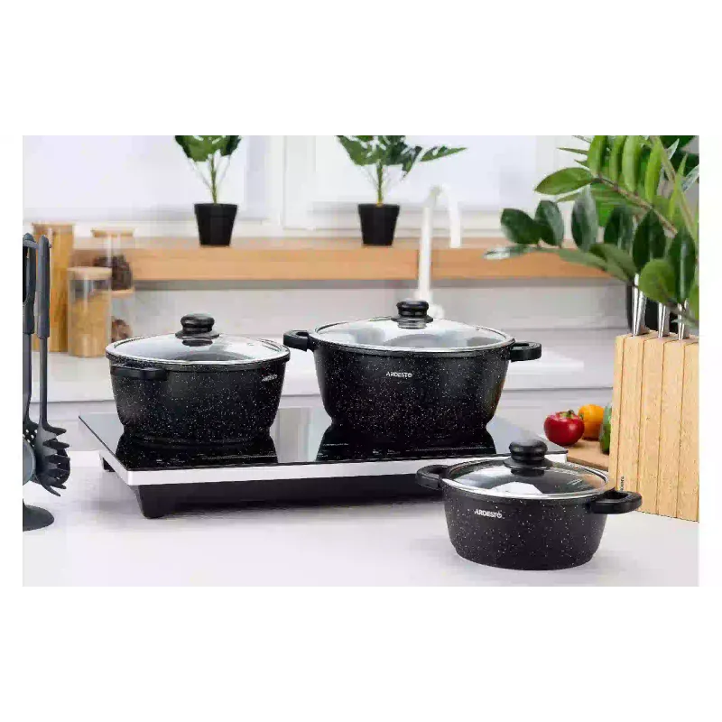 Conjunto de utensílios de cozinha Ardesto Gemini Anzio, Black (AR1906AS)