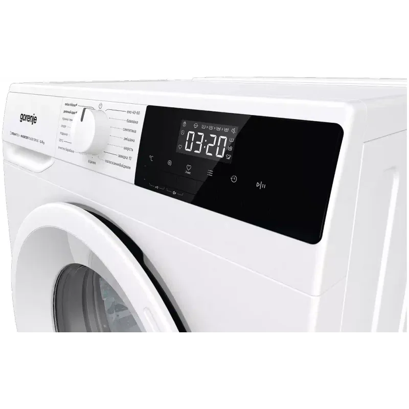غسالة ملابس Gorenje, White (WNHPI72SCSIRV)