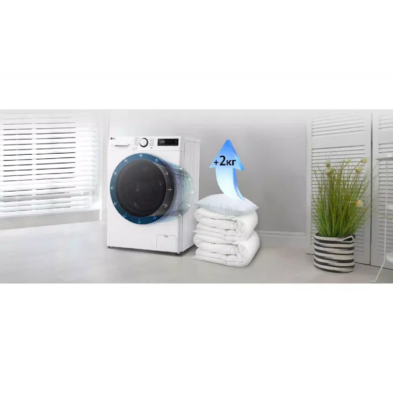 Mosó-szárítógép LG, White (F2R5FG0W)