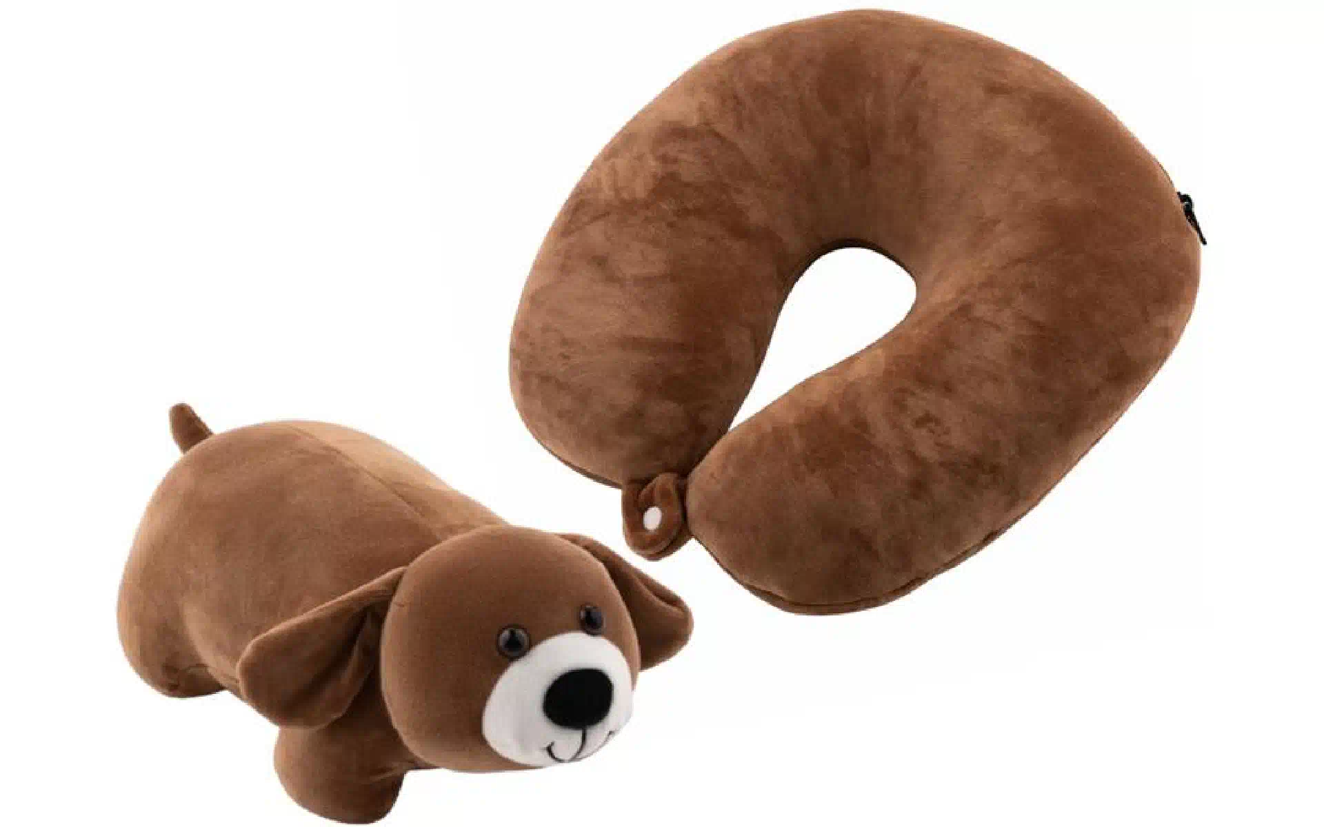 Zložljiva blazina za vrat Ardesto Travel Сute Dog, Brown (ART3035NEP) Zložljiva blazina za vrat Ardesto Travel Сute Dog, Brown (ART3035NEP)