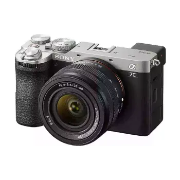 آلة تصوير Sony Alpha 7CM2 28-60 mm Kit 7CM2, Silver (ILCE7CM2LS.CEC)