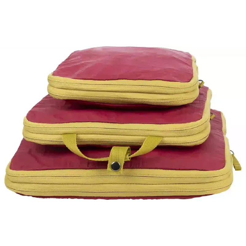 Un juego de fundas para embalar cosas. Tucano Piego Travel 3 in 1, Bordeaux (BPG-SET-BX)