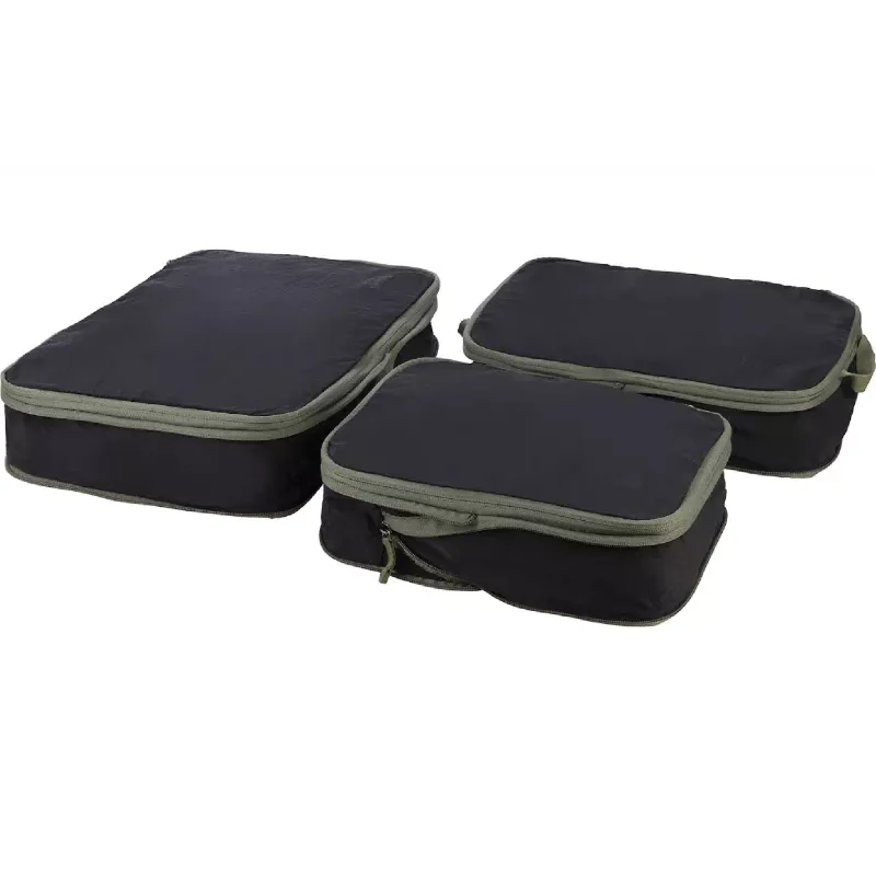 Egy sor huzat a dolgok csomagolásához Tucano Piego Travel 3 in 1, Black (BPG-SET-BK)