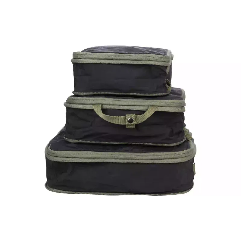 Egy sor huzat a dolgok csomagolásához Tucano Piego Travel 3 in 1, Black (BPG-SET-BK)