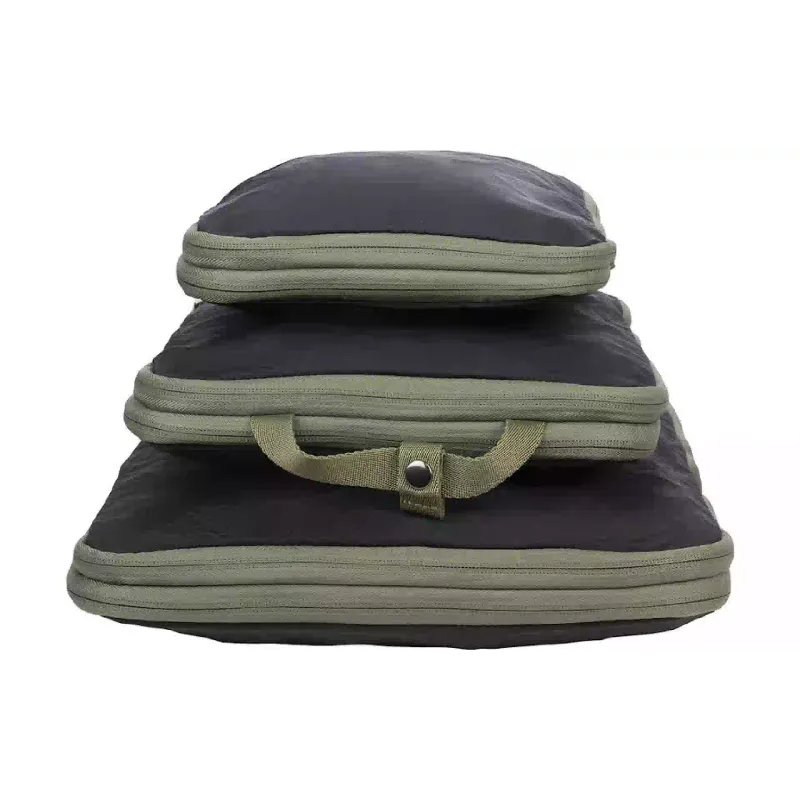 Egy sor huzat a dolgok csomagolásához Tucano Piego Travel 3 in 1, Black (BPG-SET-BK)