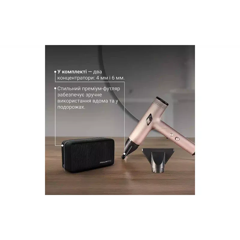 Hair dryer Rowenta T-Shape Maesteria Nano Foldable (HY8530E0), 1700 W, Pink