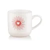 Cup Ardesto Heart (AR3076), 350 ml, White