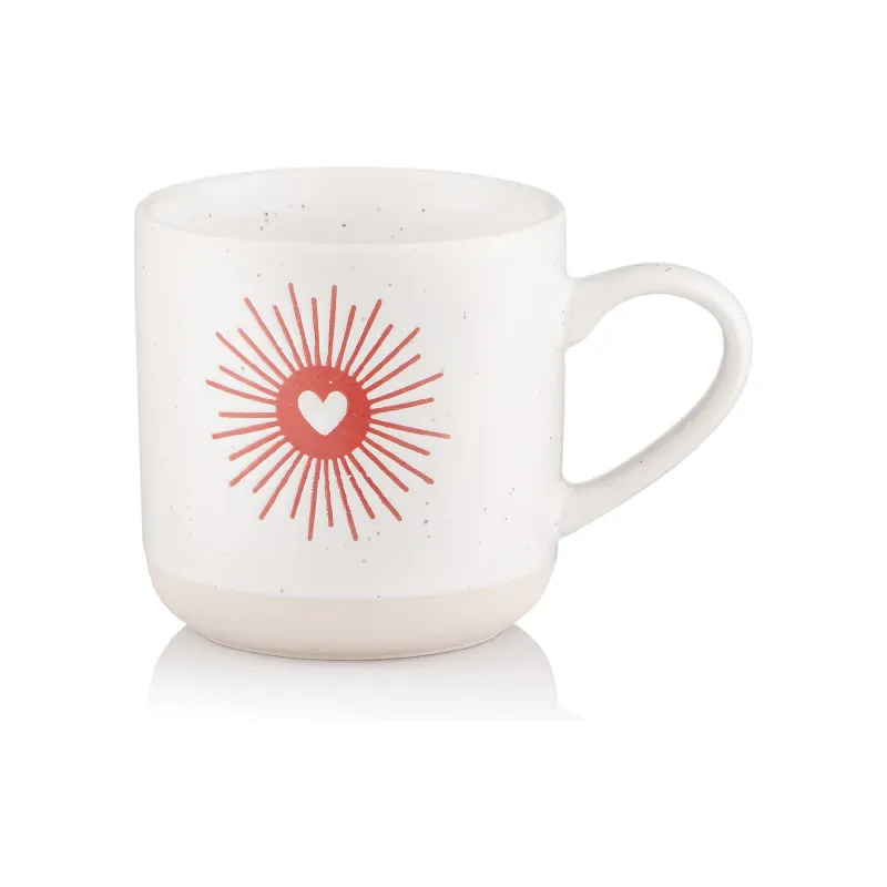 Cup Ardesto Heart (AR3076), 350 ml, White