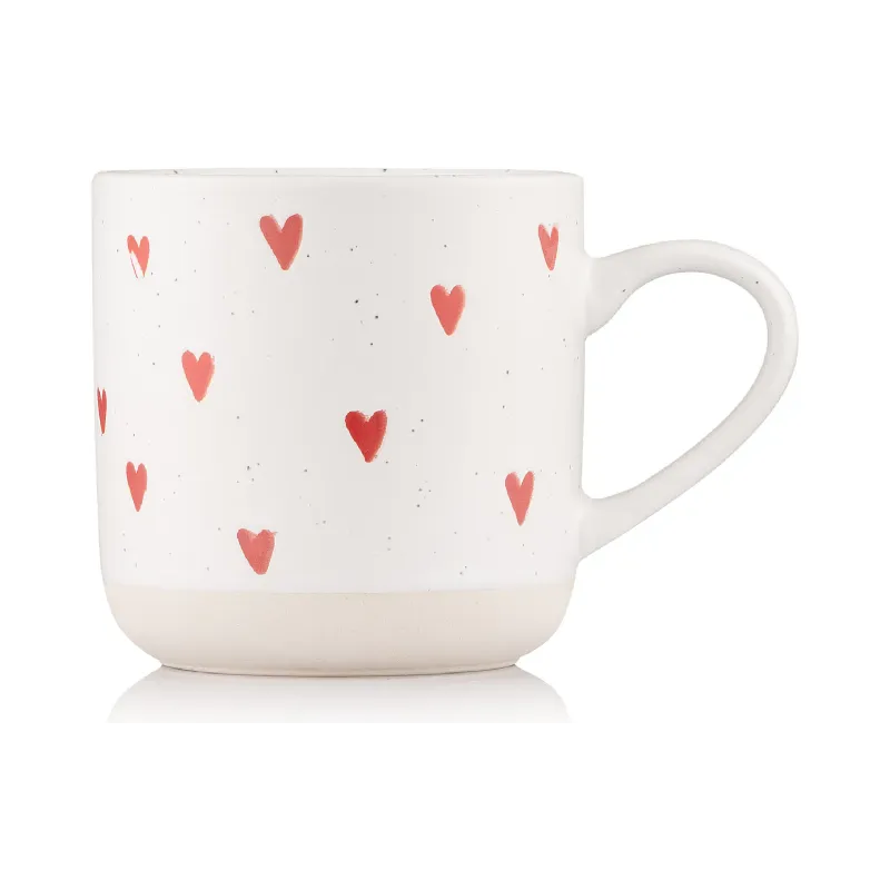 Cup Ardesto Heart (AR3075), 350 ml, White