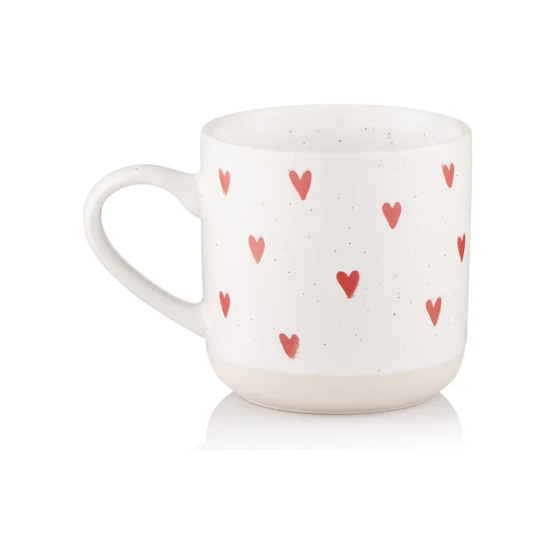 Cup Ardesto Heart (AR3075), 350 ml, White