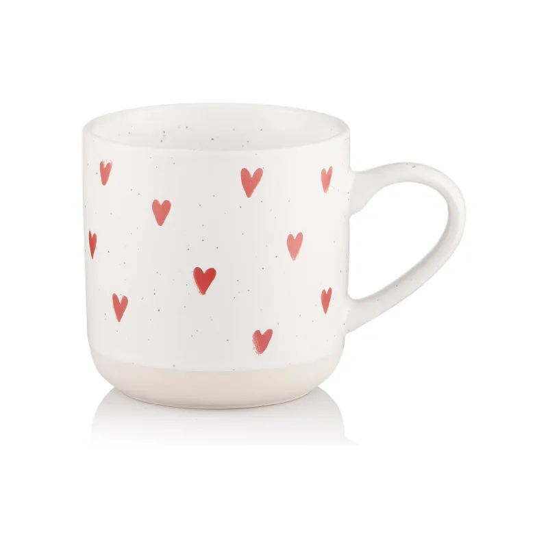 Cup Ardesto Heart (AR3075), 350 ml, White