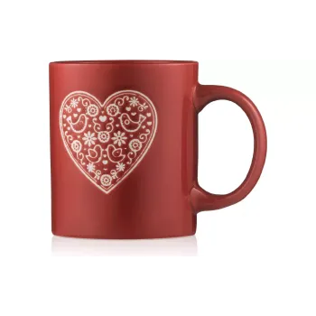 كوب Ardesto Heart, Red (AR3074R)