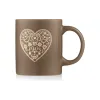 Cup Ardesto Heart (AR3074G), 320 ml, Grey