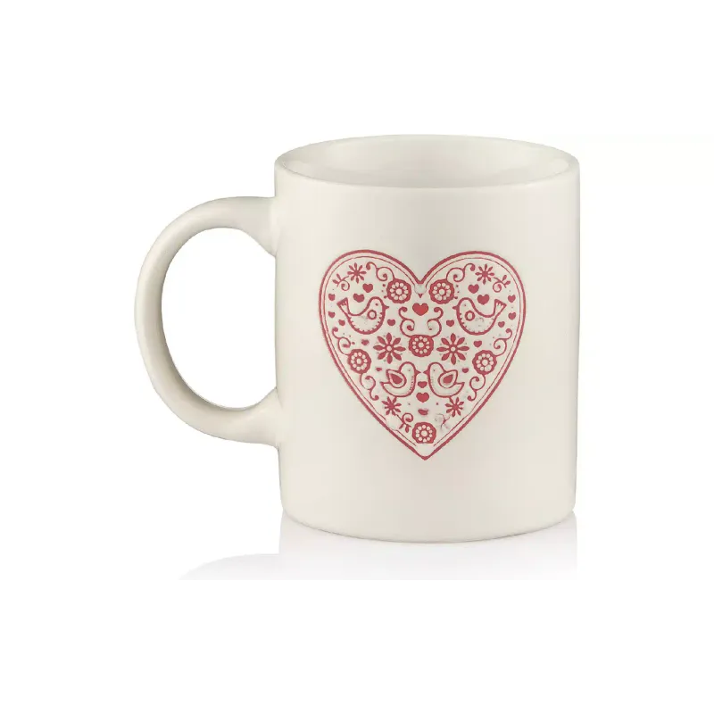 كوب Ardesto Heart, White (AR3074W)