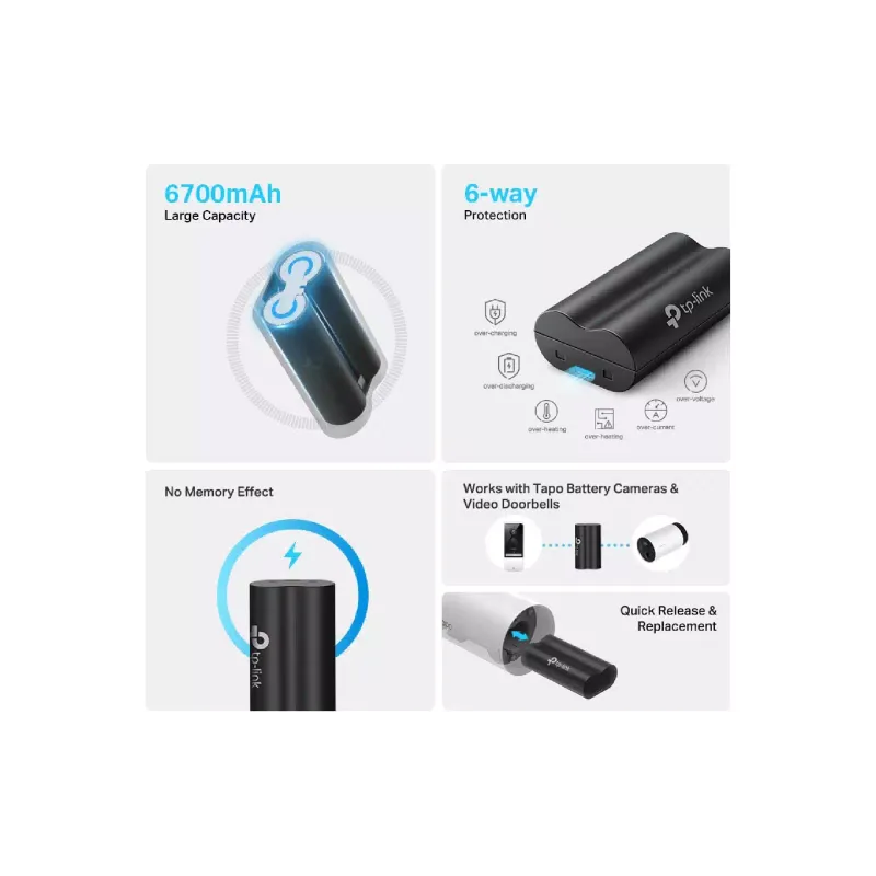 Аккумуляторная батарея TP-Link 6700 mAh (Tapo A100)