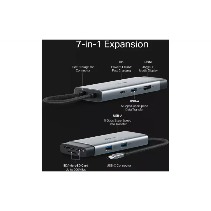 USB-хаб TP-Link (UH7021C)