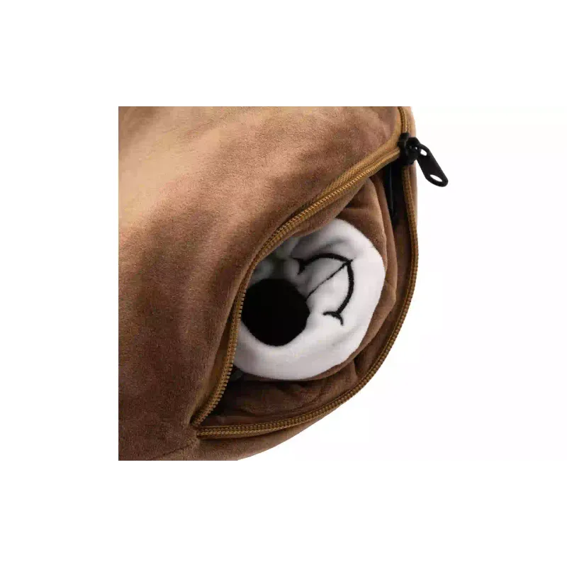 Convertible neck pillow Ardesto Travel Сute Dog (ART3035NEP), Brown