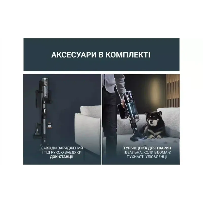 Aspirador de pó Rowenta X-Force Flex 16.60 Animal, Black/Grey (RH9C71E0)