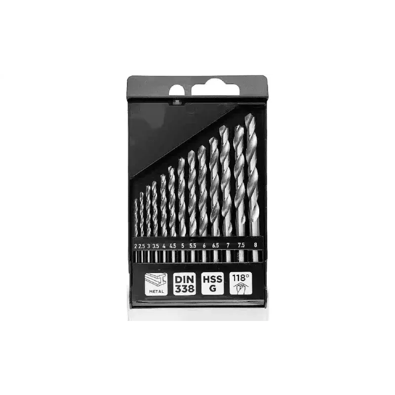 Set of drill bits for metal Graphite (54T940), 2 - 8 mm